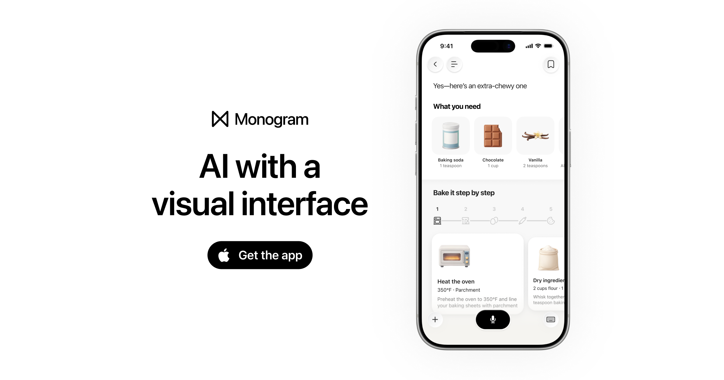 Show HN: Monogram, AI app with on the fly generation